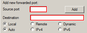 Tunnel Information settings